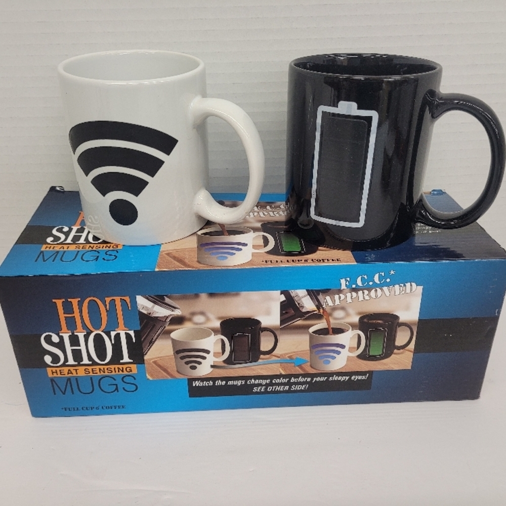 Hot Shot Heat Sensing Mugs - WiFi and Battery Design
